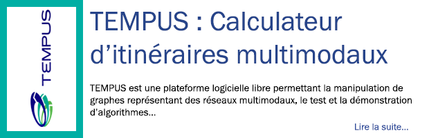 TEMPUS calculateur d'itinéraires multimodaux